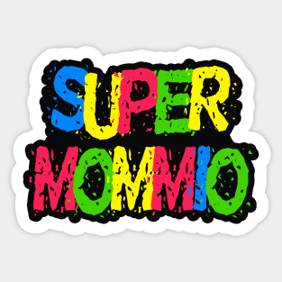 Super Mommio Funny Mother's Day T-Shirt and Sticker Sticker